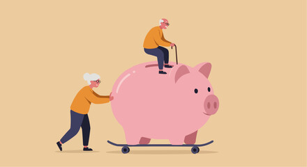 businessman saving money