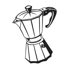 silhouette blender on white background
