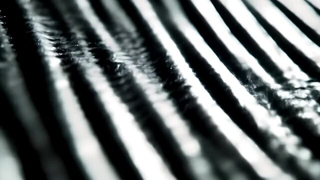 Abstract view of parallel lines