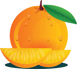 Fresh Fruits shop vector logo design
