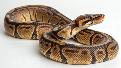 Obraz premium Freeway Ball Python on studio background