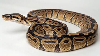 Obraz premium Freeway Ball Python on studio background