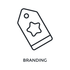 Branding Icon Outline Style. Vector Illustration For Graphic Design
