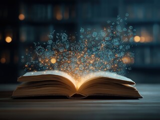 Magic Book of Imagination and Storytelling Coming to Life