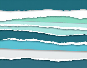 Fototapeta premium layered ripped paper texture with shadows
