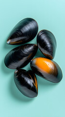 Cooking fresh mussels a culinary adventure in the kitchen seafood preparation home cooking close-up view delicious meals