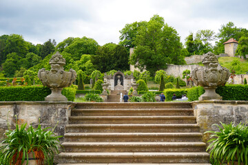 Barocke Schlossgärten Blankenburg im Harz in Deutschland