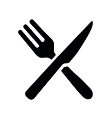 knife kitchen set , for food, fork, vector drawing