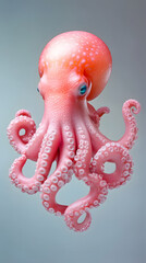 Dynamic octopus display marine environment animal portrait underwater setting close-up view fascinating wildlife concept