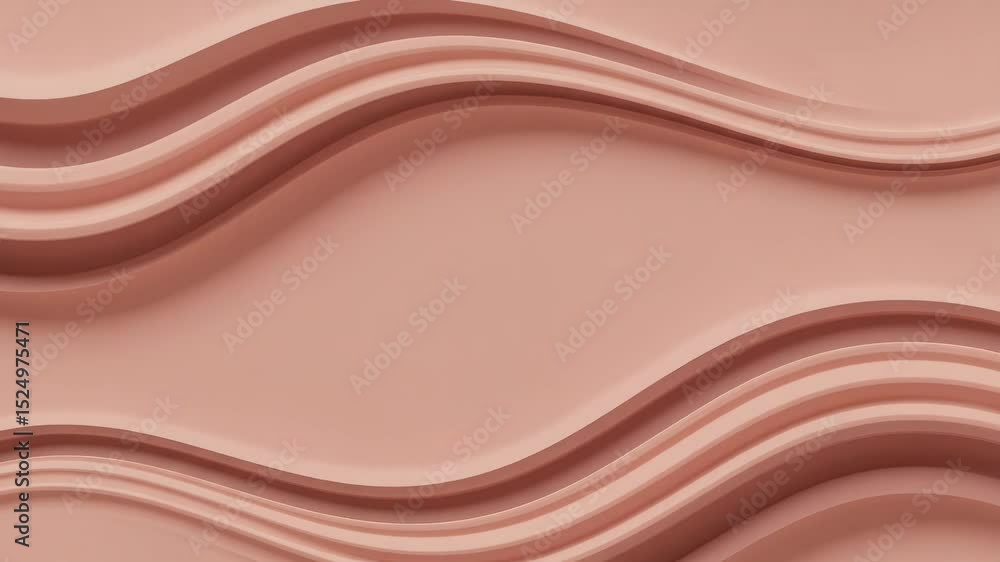 Poster soft pink wave pattern in modern design style for creative projects