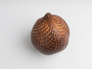 Snake fruit isolated on white background