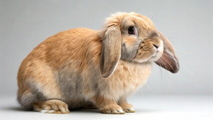 French Lop on studio background