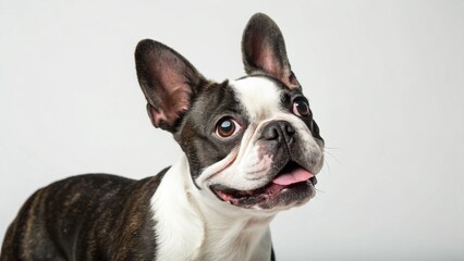 Fototapeta premium Frenchton on studio background