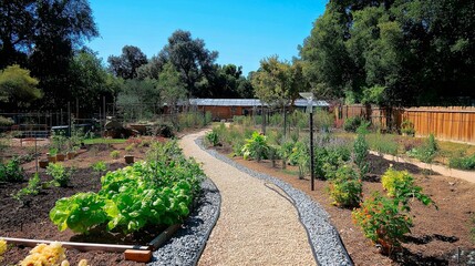 Fototapeta premium Irrigation network in the garden