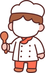 Male Chef with Spoon