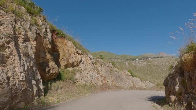 Arrivo alla riserva dello Zingaro Sicilia Italy