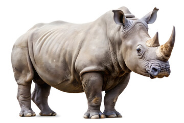 Obraz premium rhino isolated on white