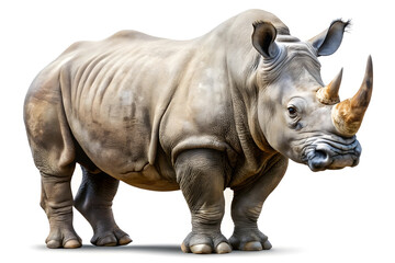 Obraz premium rhino isolated on white