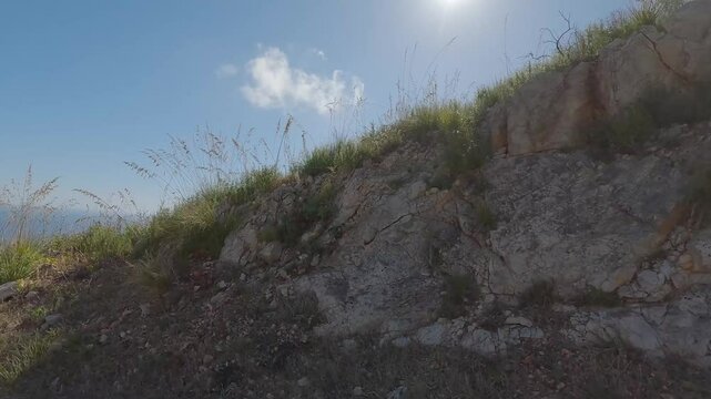 Arrivo alla riserva dello Zingaro Sicilia Italy
