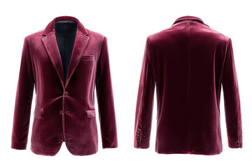 Luxurious jacket is on display, showcasing its elegance and style