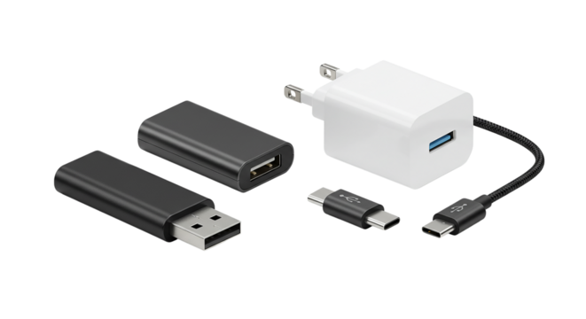 usb flash drive isolated on white background png