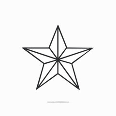star icon vector illustration