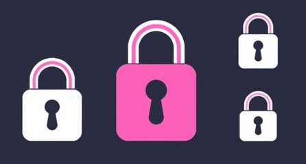 Lock icon, Padlock icon, Closed lock symbol, Secure lock vector, Lock and key icon, Security icon, Privacy lock icon, Digital lock vector, Safe icon, Lock outline icon, Simple lock symbol, Flat lock i