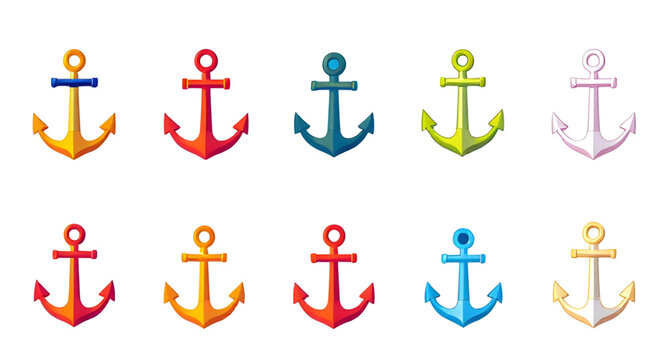Anchor icon, Nautical anchor icon, Maritime anchor symbol, Ship anchor vector, Boat anchor icon, Sailor anchor icon, Classic anchor illustration, Navy anchor symbol, Anchor silhouette icon, Black anch