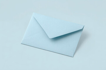 d minimalist stationery item in single dominant color centered on clean light background