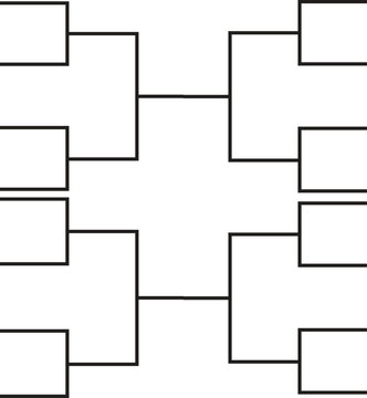 Blank Knockout Tournament Bracket 