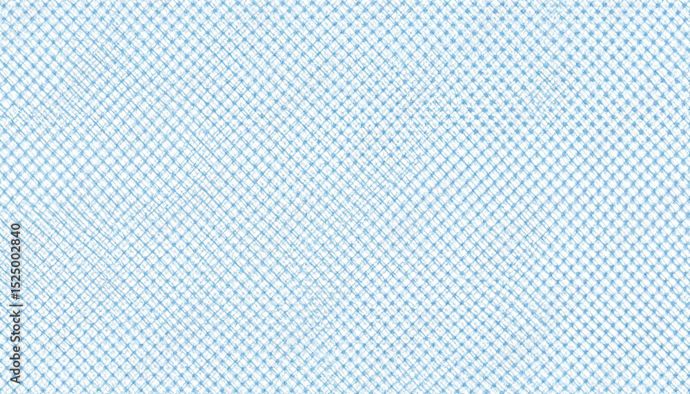 Poster light blue grid pattern on white background, composed of thin intersecting lines creating a subtle t