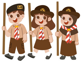 Cute Scout kids