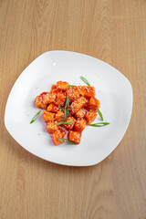 Fresh and delicious hot with dressing