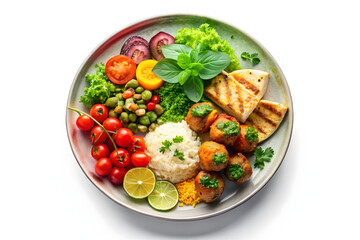 fresh vegetable salad