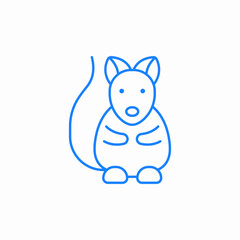 hamster mouse icon sign vector