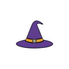 Fototapeta premium halloween witch hat