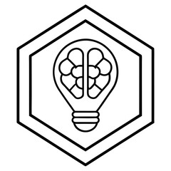 light bulb vector icon