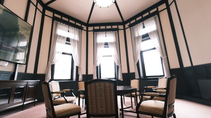 Yokohama Port Opening Memorial Hall dining room interior