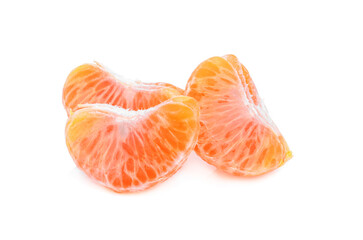 mandarin orange isolated on white background