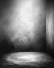 Neutral Gray Studio Photography Background Soft, Moody Atmosphere for Product Displays and Portraits