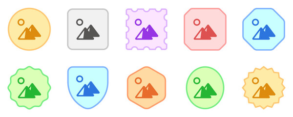 Editable pyramid vector icon. Landmark, monument, building, middle east, egypt, architecture. Part of a big icon set family. Perfect for web and app interfaces, presentations, infographics, etc