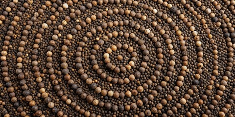 endless black pepper corn swirl