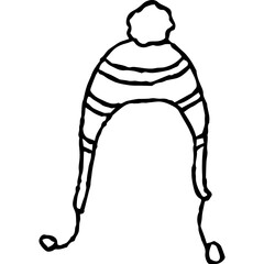 Hat with Pom-pom Doodle


