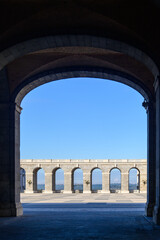スペインマドリードにある王宮のとても美しい風景