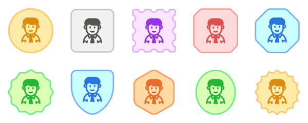 Obraz premium Editable teen, adolosence, boy, girl avatar vector icon. User, profile, identity, persona. Part of a big icon set family. Perfect for web and app interfaces, presentations, infographics, etc