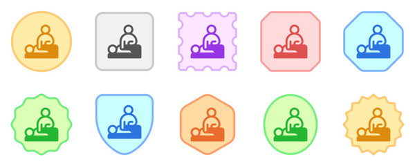 Editable massage vector icon. Wellness, spa, relaxation. Part of a big icon set family. Perfect for web and app interfaces, presentations, infographics, etc