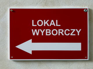 Komisja wyborcza, wybory w Polsce, znak "do komisji wyborczej"