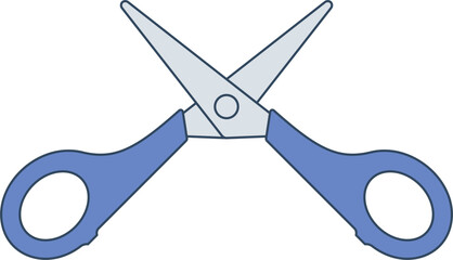 vector of a pair of scissors