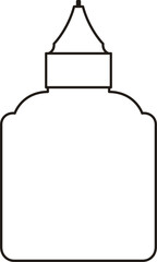 Obraz premium vector of a correction fluid