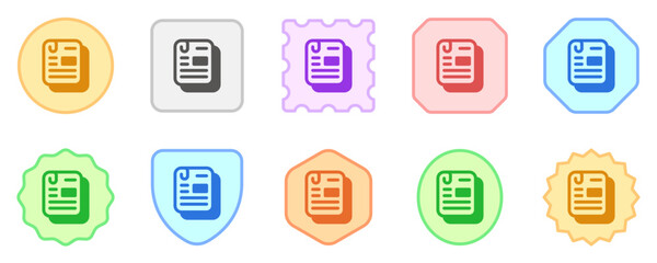 Editable article, task, document vector icon. Office, education, business, archive. Part of a big icon set family. Perfect for web and app interfaces, presentations, infographics, etc